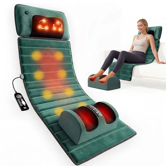 SL-602 Full Body Massage Mat With Heat And Detachable Pad