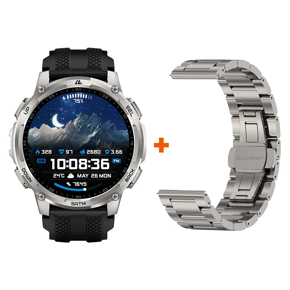 KOSPET Tank T4C Smartwatch Dual Band GPS Waterproof
