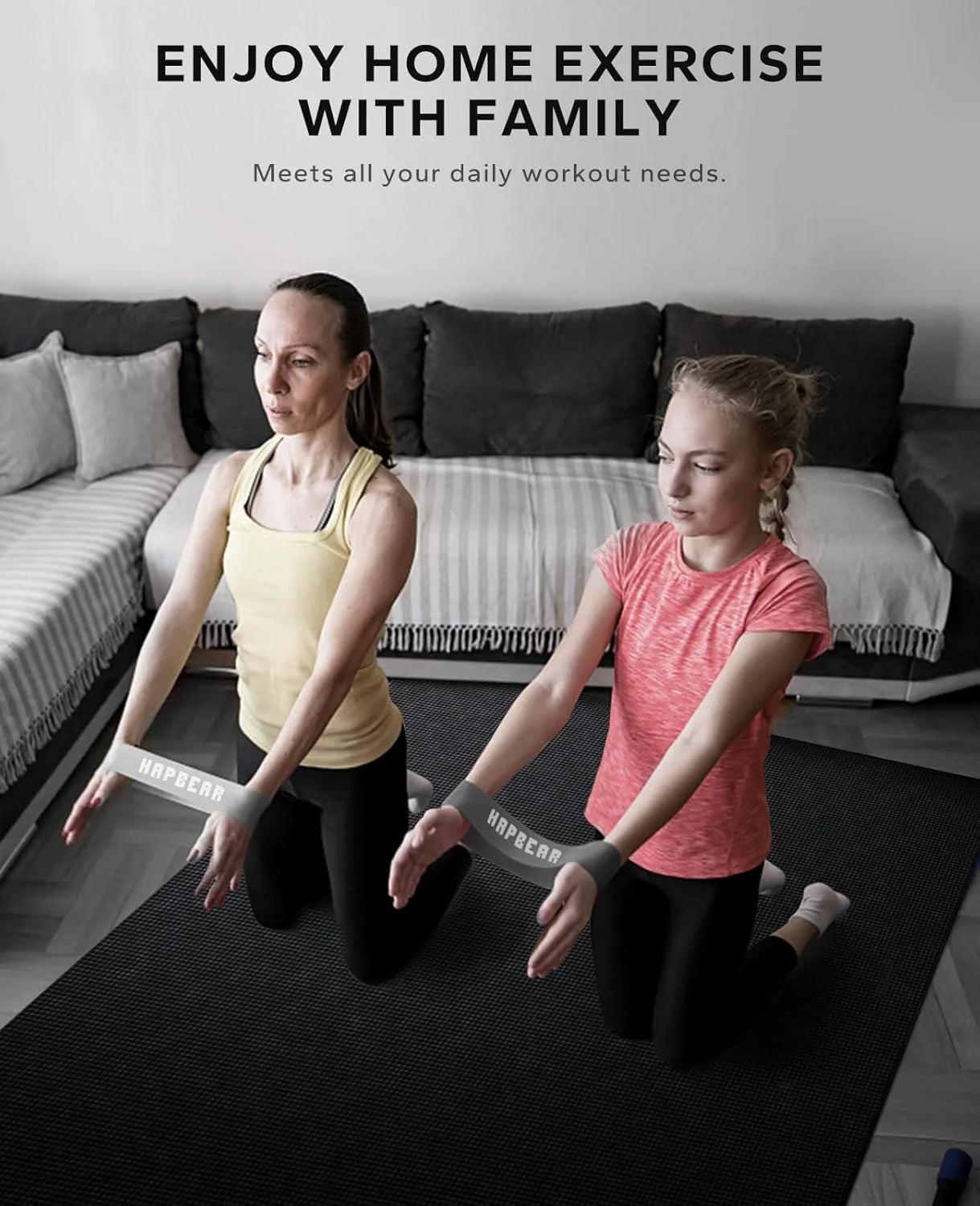 Hapbear High Density Pvc Commercial Grade Fitness Mat