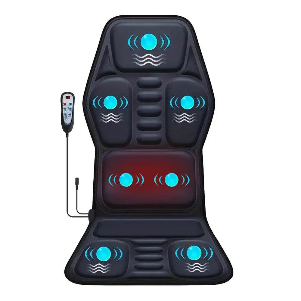 Himouta Heated Electric Back Massager Chair Cushion