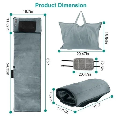 Electric Massage Mat Multifunction Full Body Massager With Heating