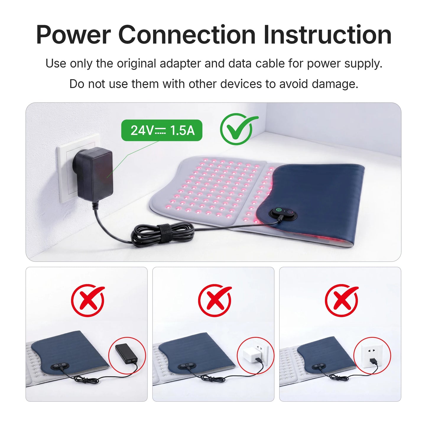 Hello Face Full Body Infrared Red Light LED Therapy Panel