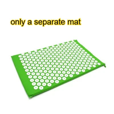 Acupressure Mat And Pillow Set For Neck Back Pain Relief