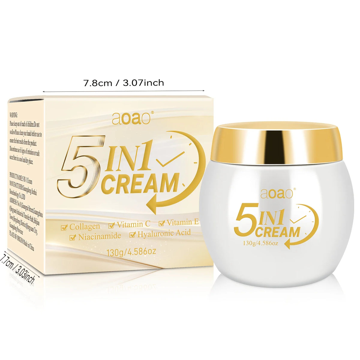 AOAO Five In One Collagen Moisturizing Cream With Niacinamide