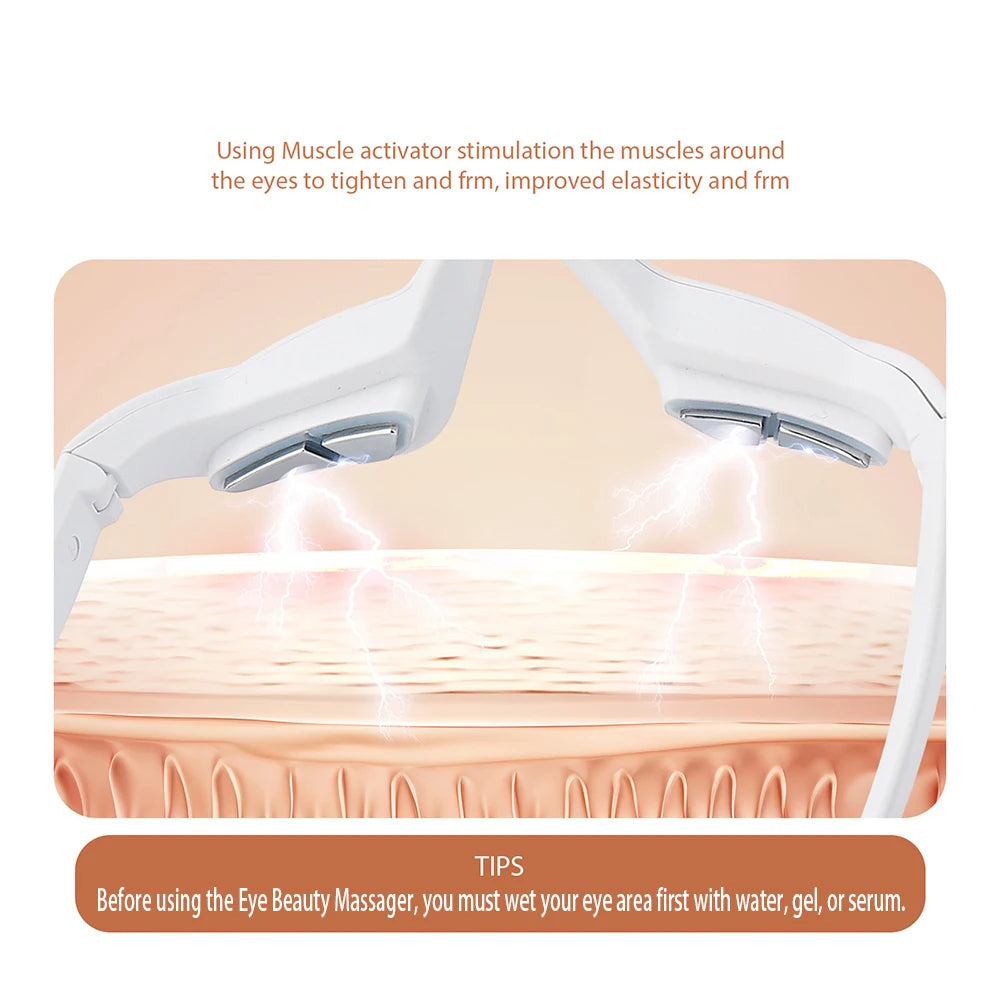 Foreverlily 3D Eye Massager Relieves Eye Fatigue Silicone Mask
