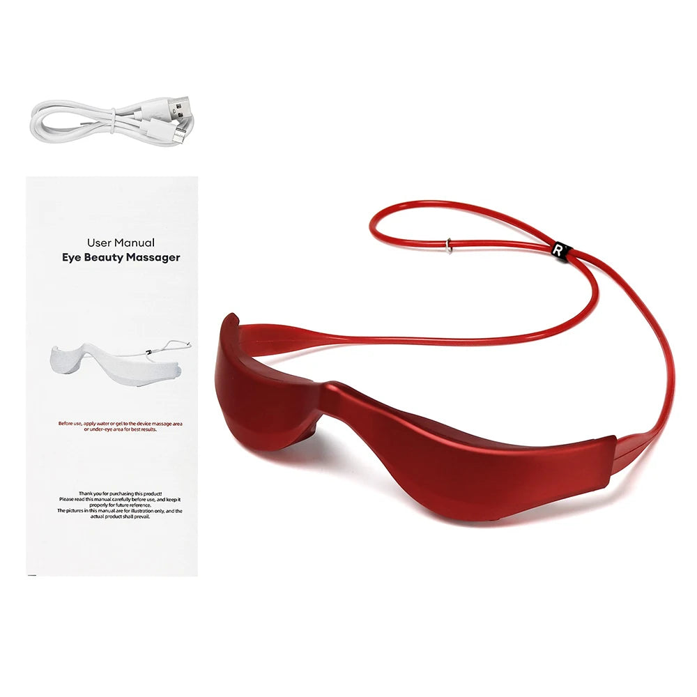 Foreverlily 3D Eye Massager Relieves Eye Fatigue Silicone Mask