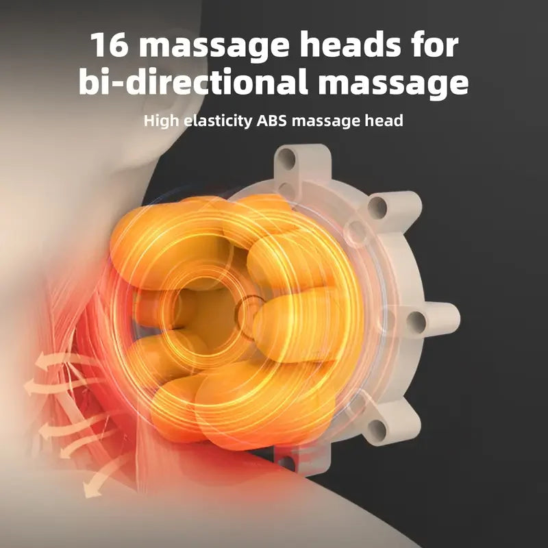 Electric Shiatsu Back Neck Massage Pillow With Heat