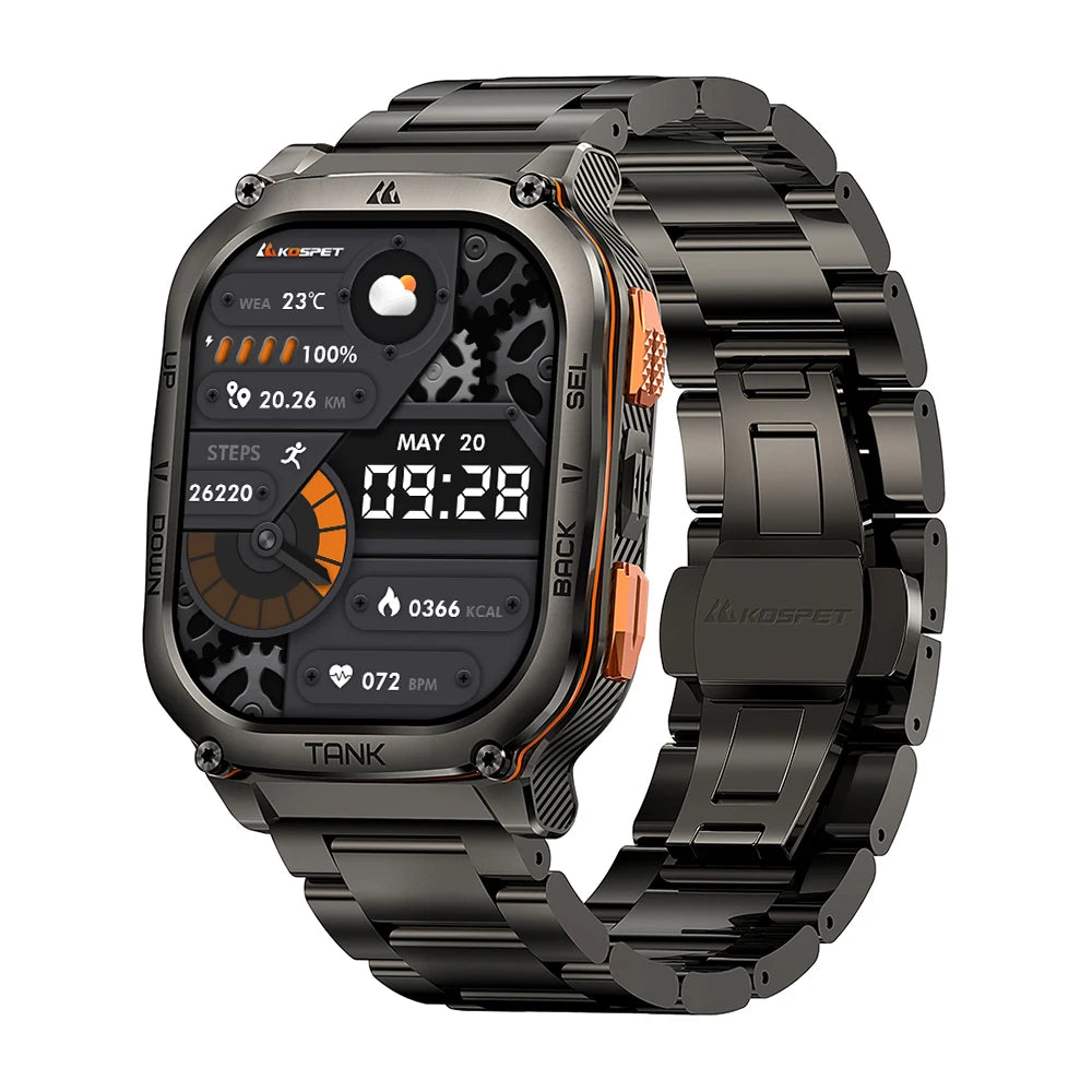 KOSPET Tank M3 Ultra GPS Smartwatch For Men Waterproof 5ATM