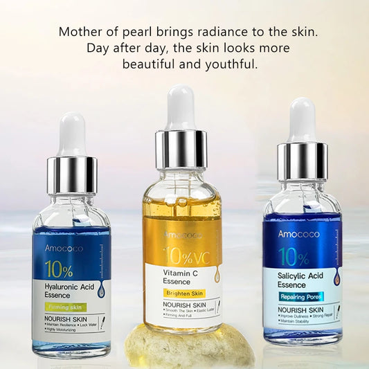 Amococo Vitamin C Serum With Hyaluronic Acid For Hydrating Skin