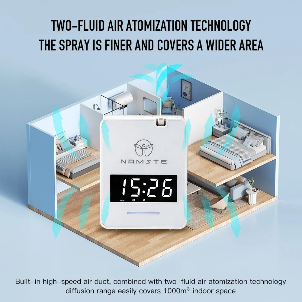Namste 500m3 Bluetooth Wall Mount Essential Oil Aroma Diffuser