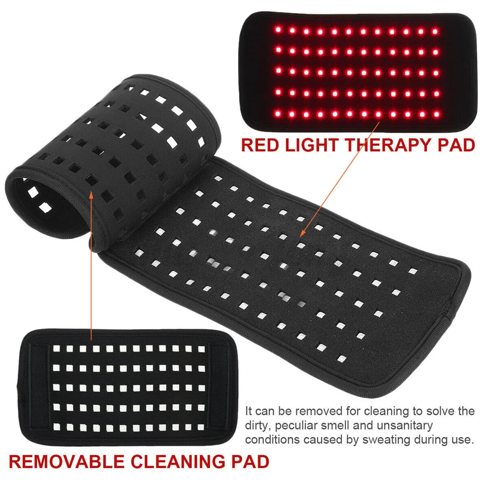 Portable Infrared LED Light Therapy Heated Recovery Pad