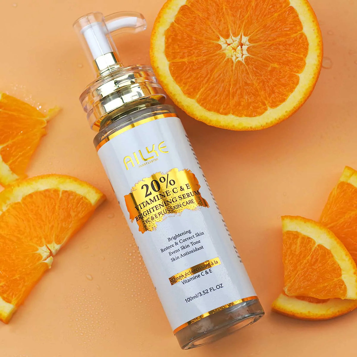 AILKE Vitamin C and E Brightening Dark Spot Moisturizing Serum
