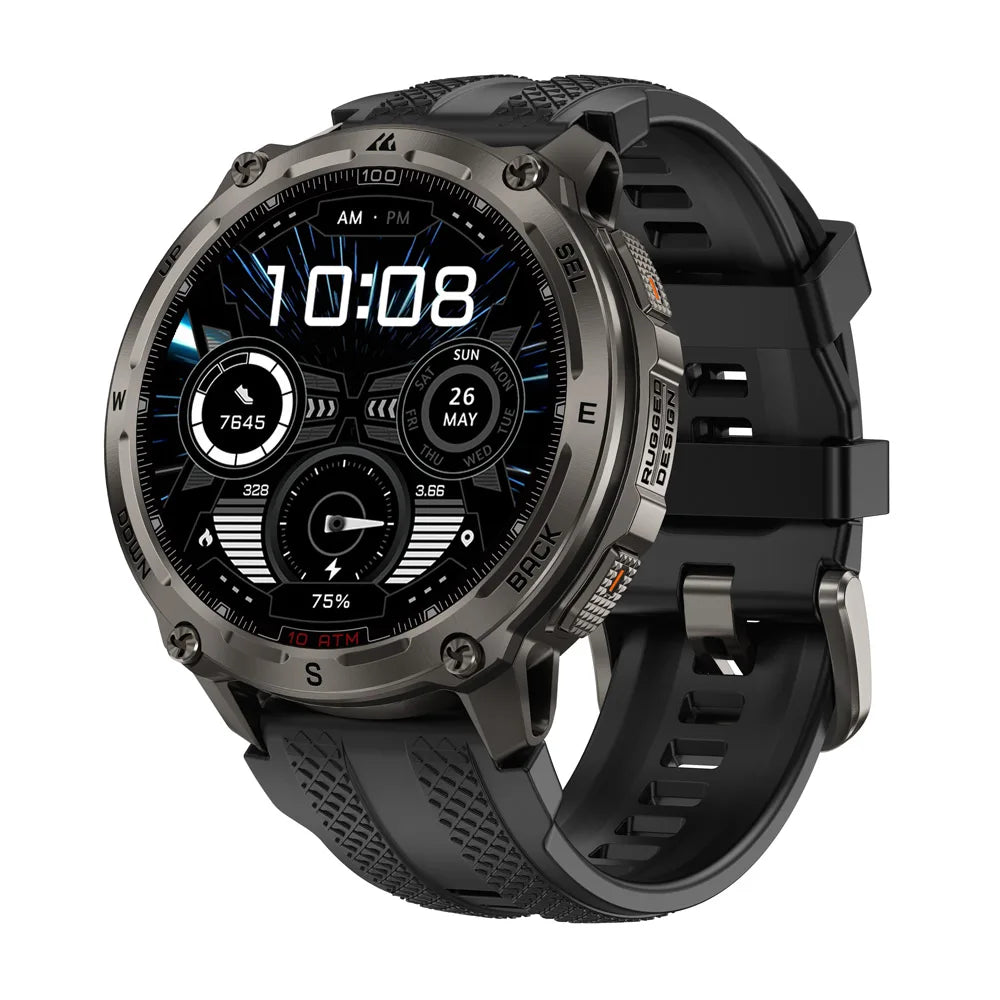 KOSPET Tank T4 Smartwatch GPS Offline Maps Heart Rate Monitoring
