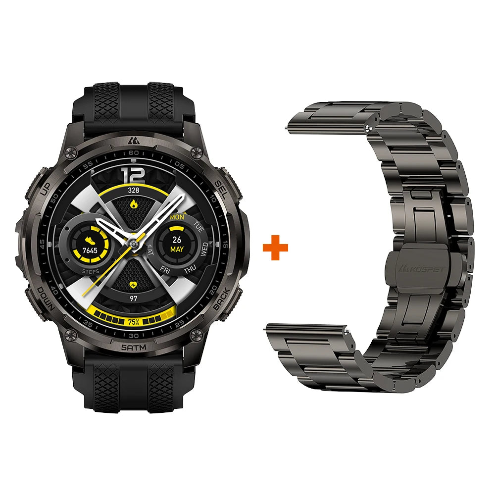 KOSPET Tank T4C Smartwatch Dual Band GPS Waterproof