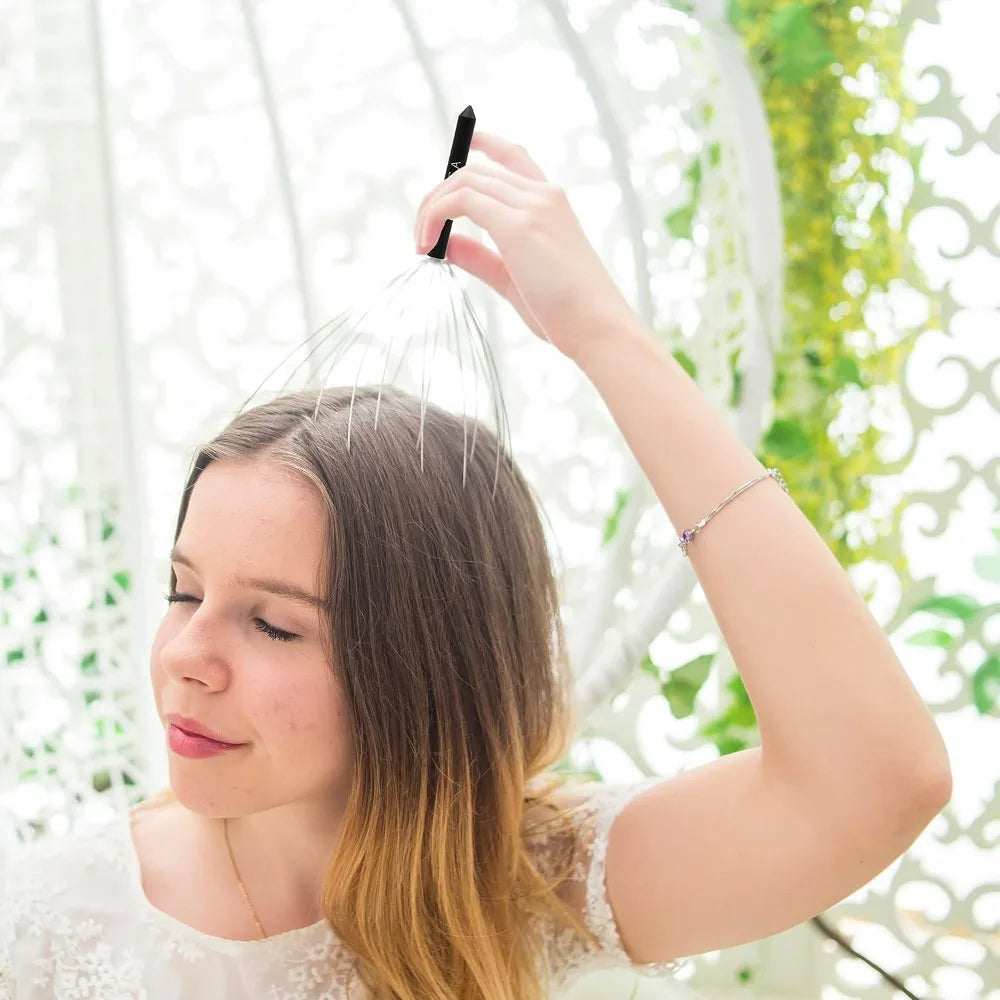 Scalp Massager 20 Finger Head Massager For Relaxation And Stress Relief