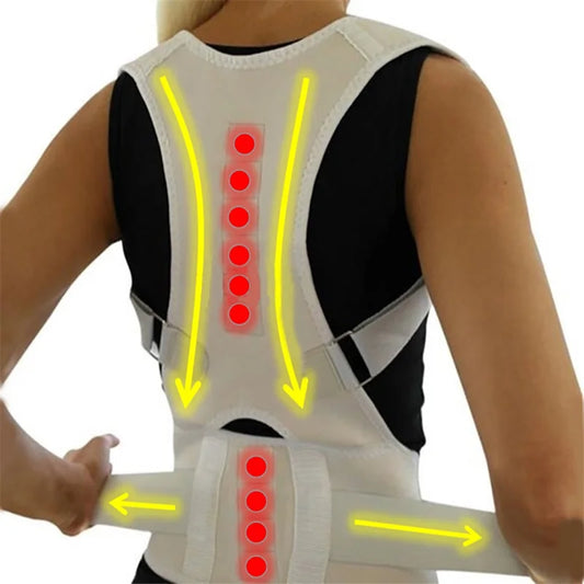Magnetic Posture Corrector Back Support Belt For Men And Women