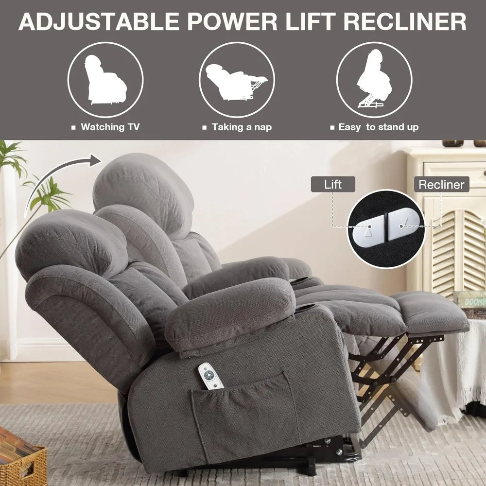 XIAOLANG Electric Power Lift Recliner With Massage And Heating