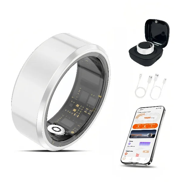 Casatelier Smart Ring Fitness Tracker Heart Rate And Sleep Monitor