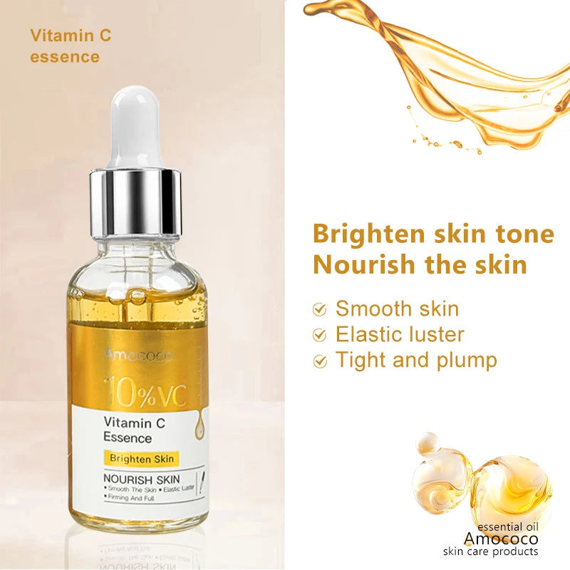 Amococo Vitamin C Serum With Hyaluronic Acid For Hydrating Skin