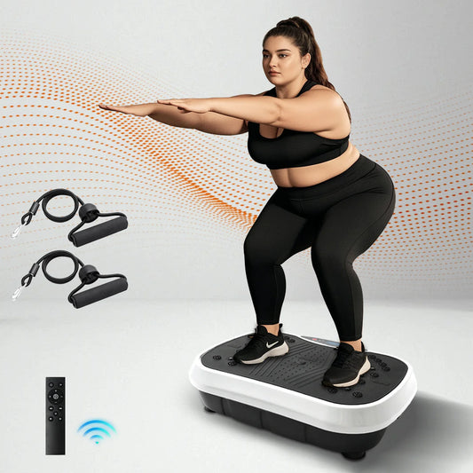 Portable Full Body Vibration Exercise Plate With Remote Control
