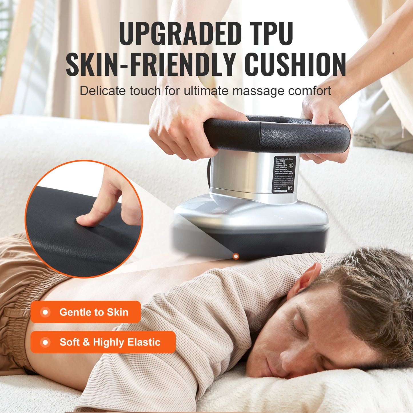 SucceBuy Variable Speed Heated Handheld Electric Body Massager