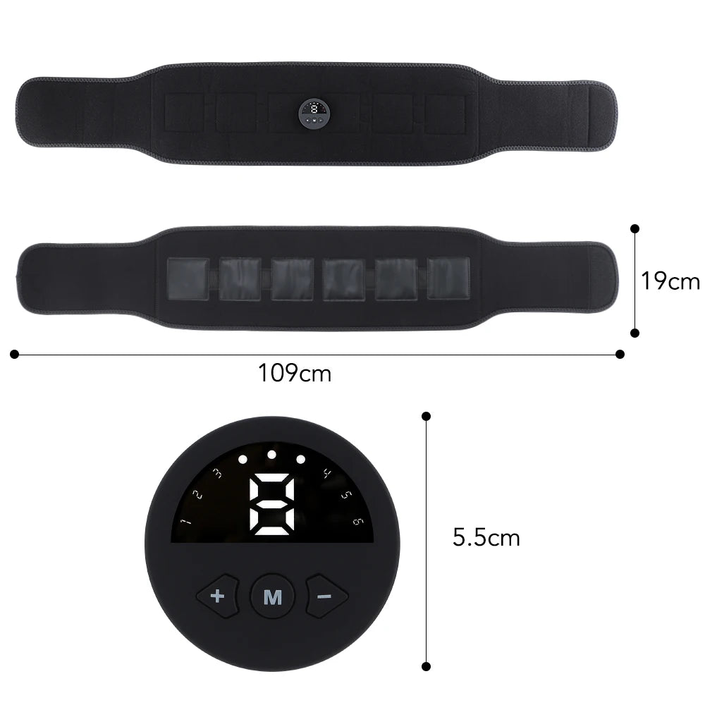 Hailicare Smart EMS Waist Belt Fitness Abdominal Trainer Muscle Massage