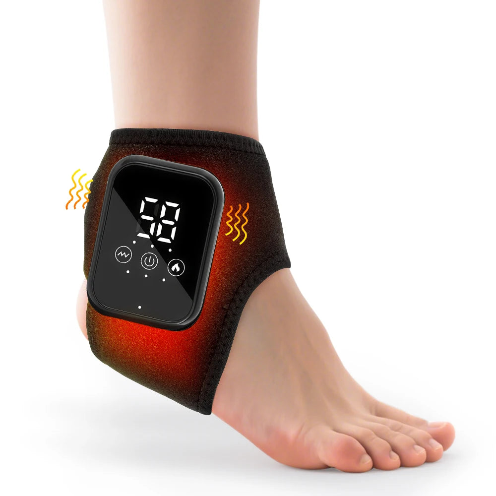 Hailicare Heated Ankle Massager With Vibration And Heat