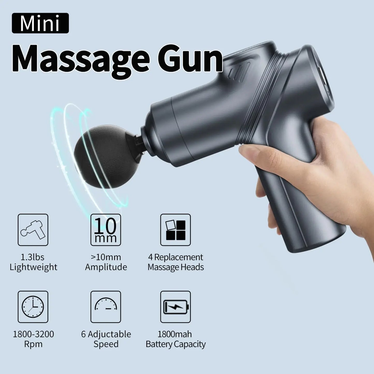 LEERCON Mini Muscle Massage Gun For Deep Tissue Relief