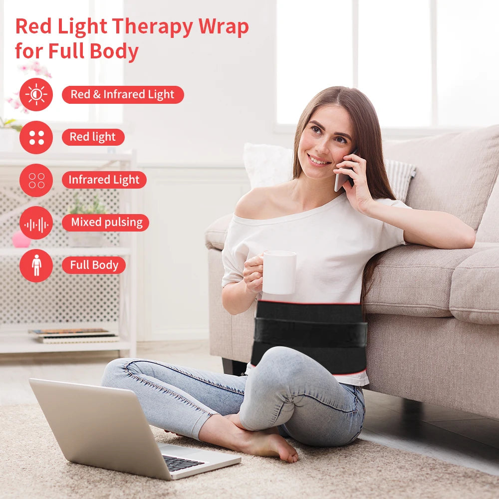 240 LED 660nm 850nm Red Light Therapy Pad For Muscle Relief