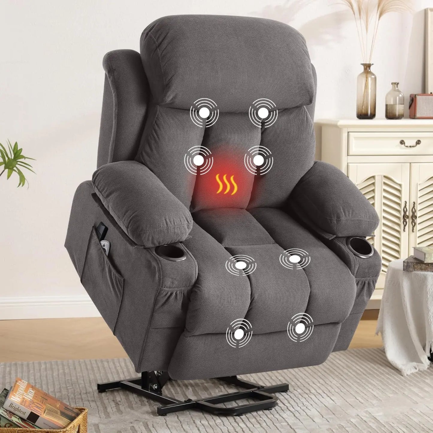 XIAOLANG Electric Power Lift Recliner With Massage And Heating