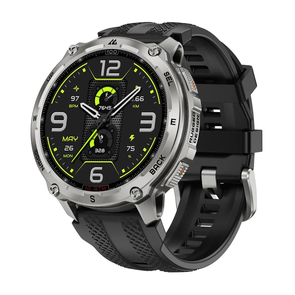 KOSPET Tank T4 Smartwatch GPS Offline Maps Heart Rate Monitoring