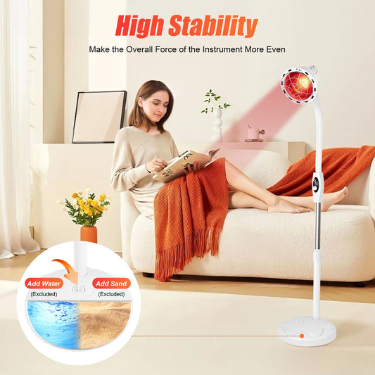 275W Adjustable Infrared Heat Lamp With Temperature Control