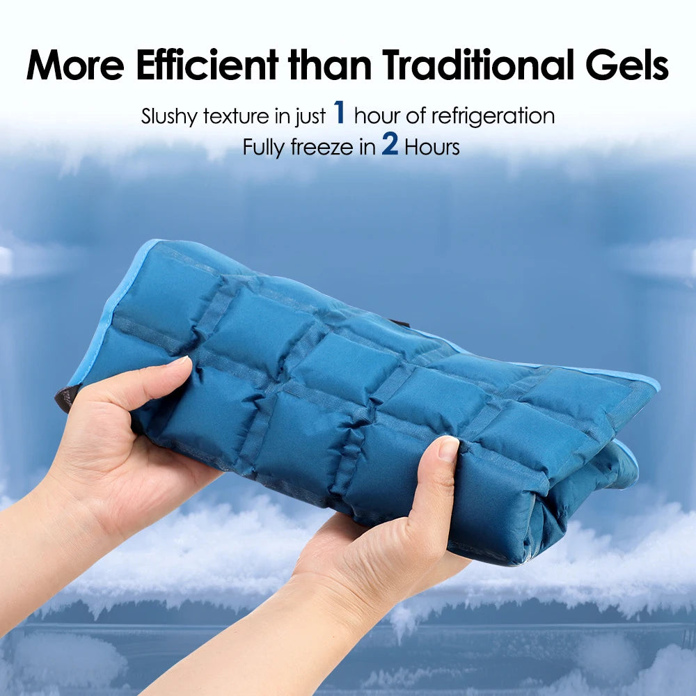 PastSky Reusable Self-Absorbing Ice Pack Hot Cold Wrap Back Knee