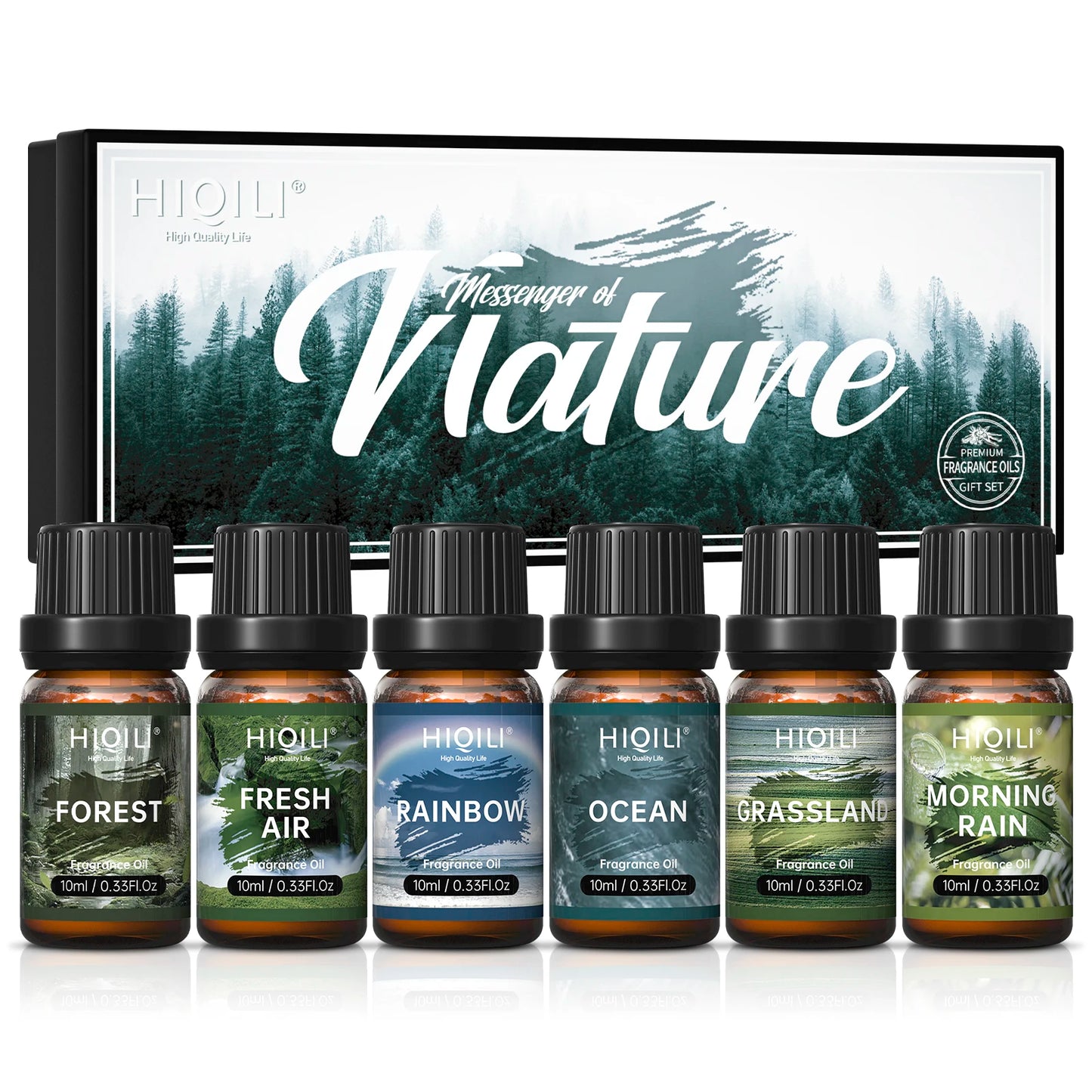 HIQILI Fragrance Oils Set Nature Theme Aromatherapy