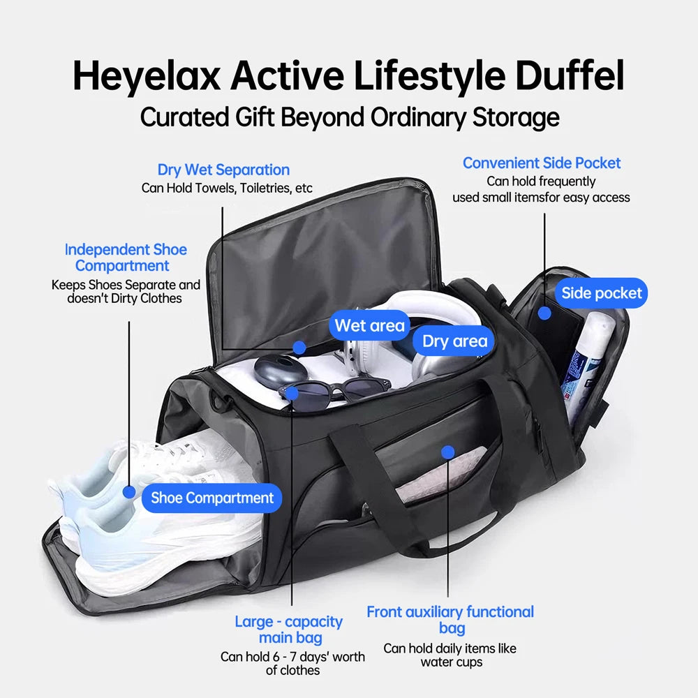Heyelax Leg Compression Massager For Muscle Recovery And Pain Relief