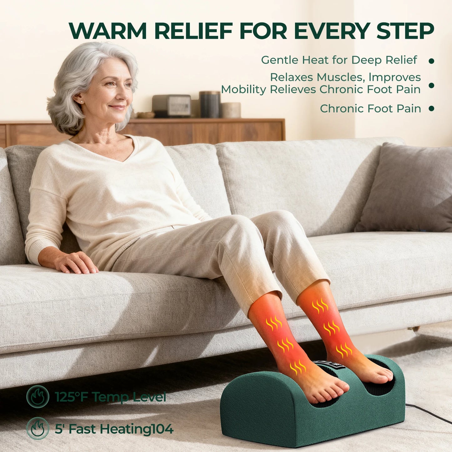 SL-602 Full Body Massage Mat With Heat And Detachable Pad