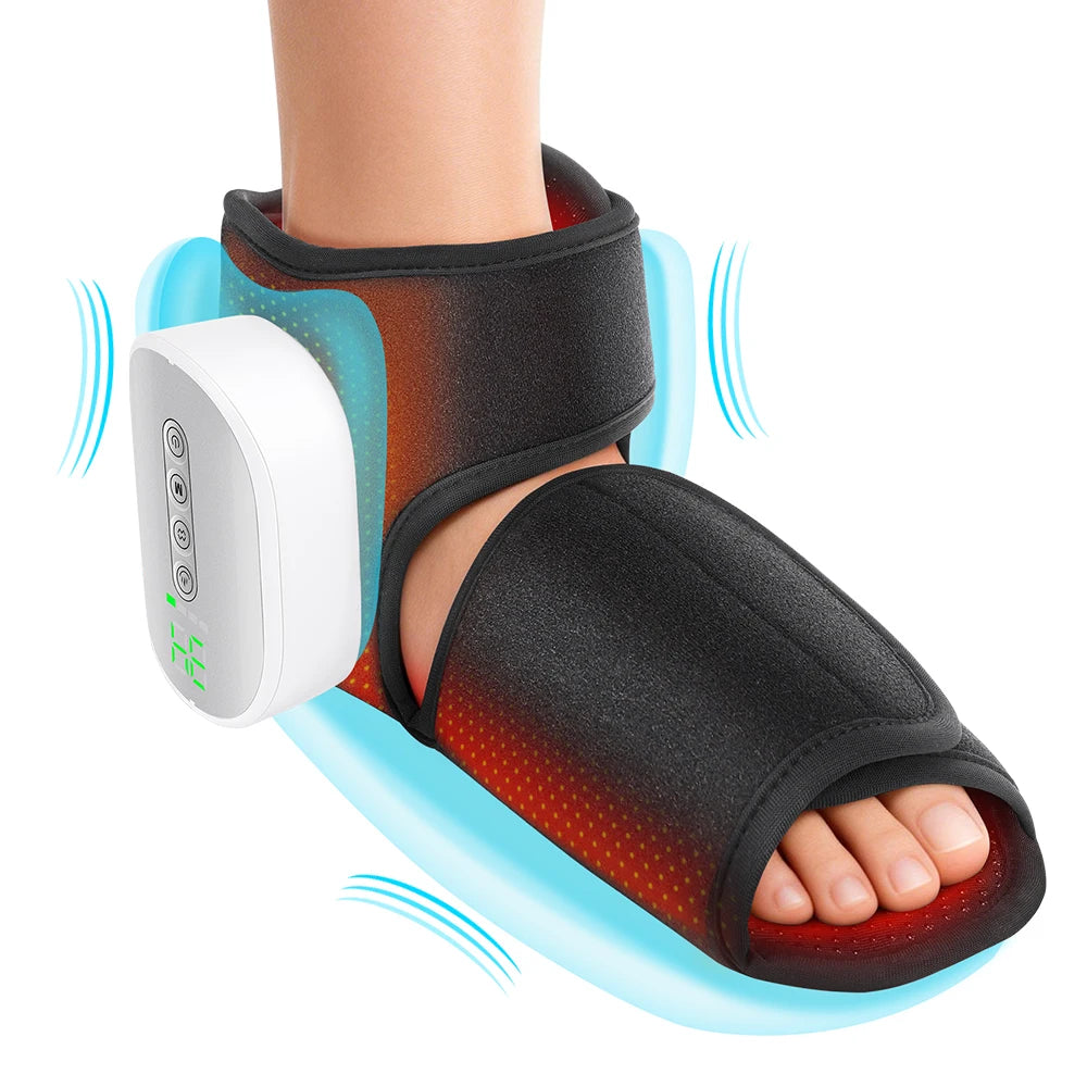 Hailicare Dual Airbag Heated Foot Ankle Massager For Comfort