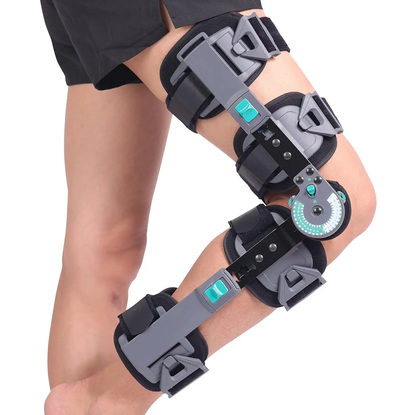 KOMZER Hinged Knee Brace Post Op ACL ROM Recovery Support