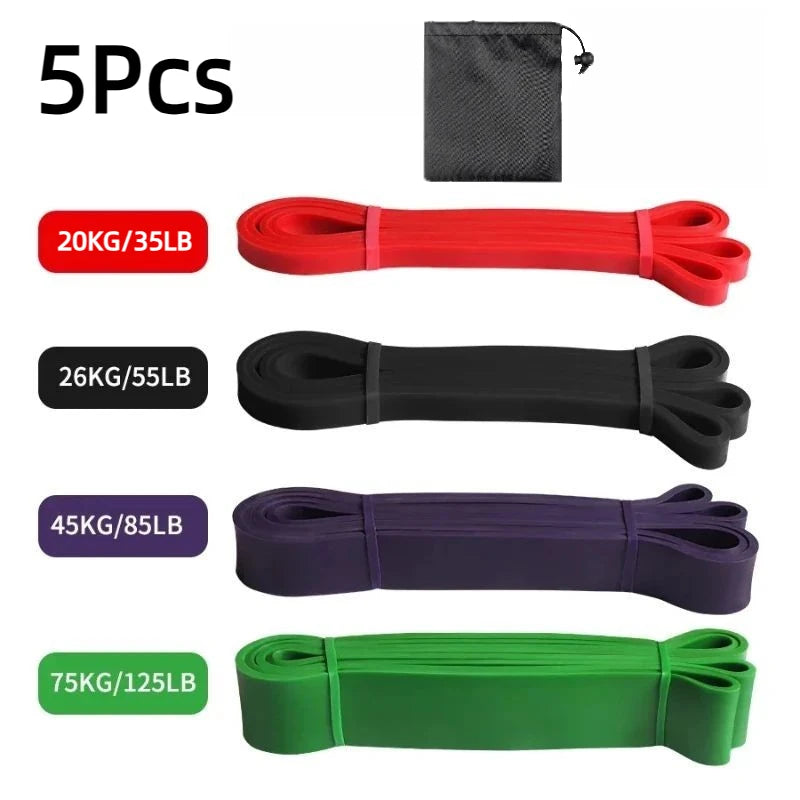 TPE Elastic Band Set For Pull Up Strength Training Fitness