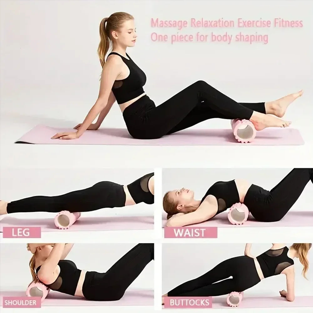 Foam Massage Roller Hollow Column For Sports Rehabilitation Physiotherapy
